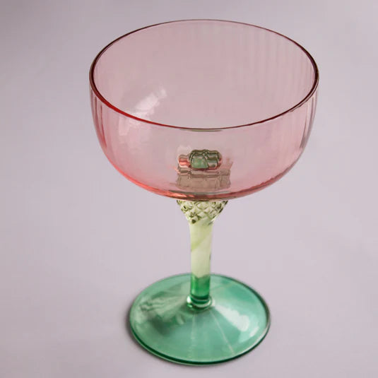 Aquarelle Coupe Glass Set of 4