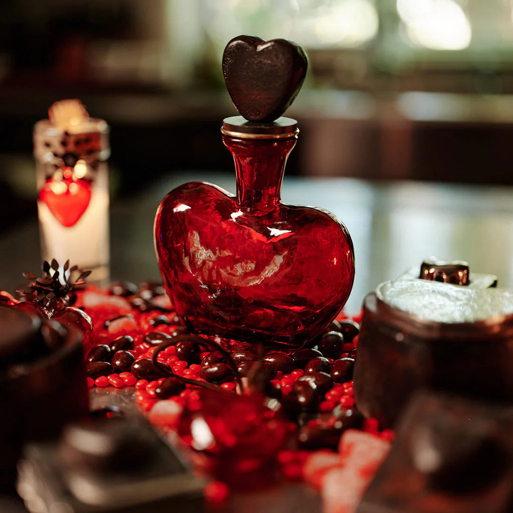Dos Corazones Red Heart Decanter