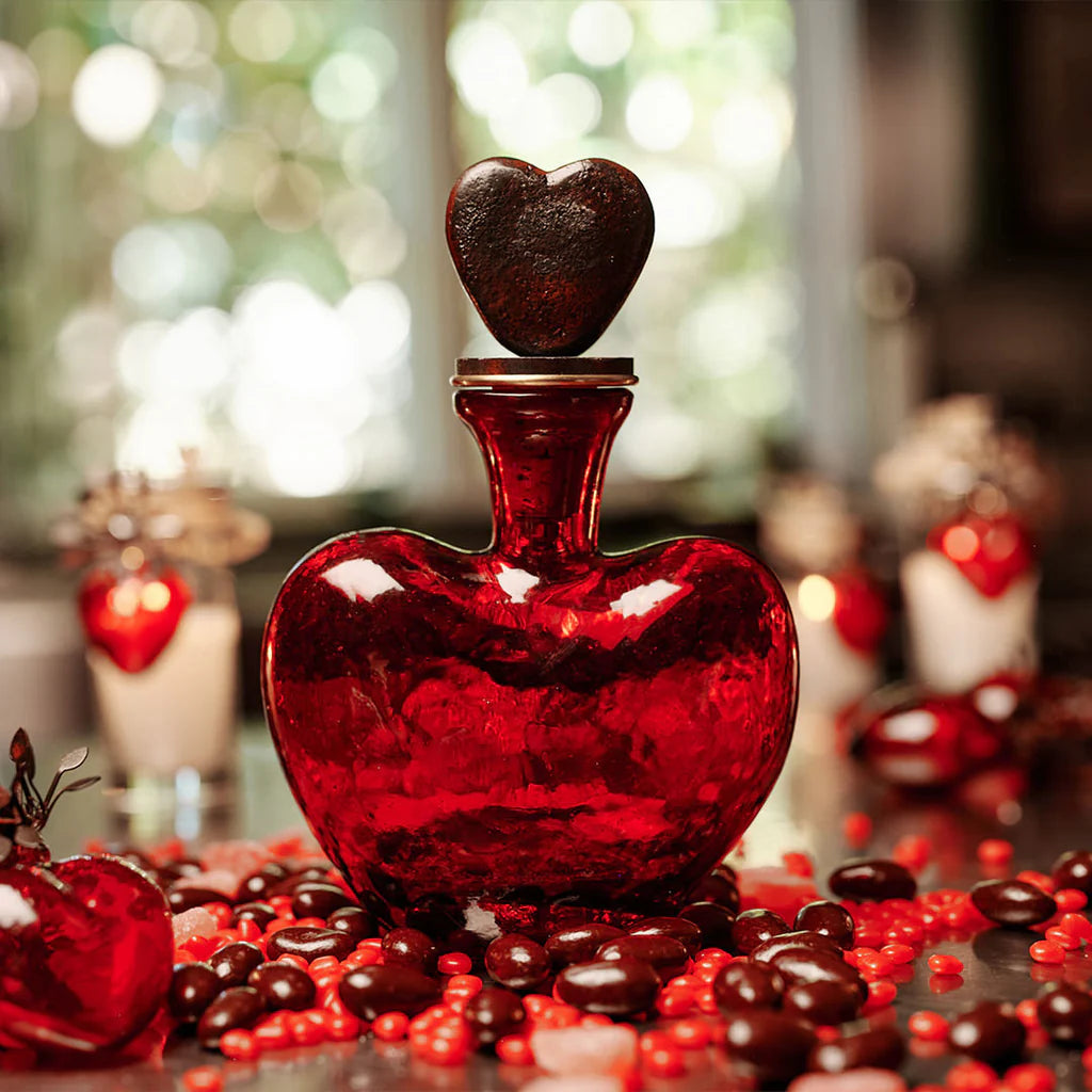 Dos Corazones Red Heart Decanter