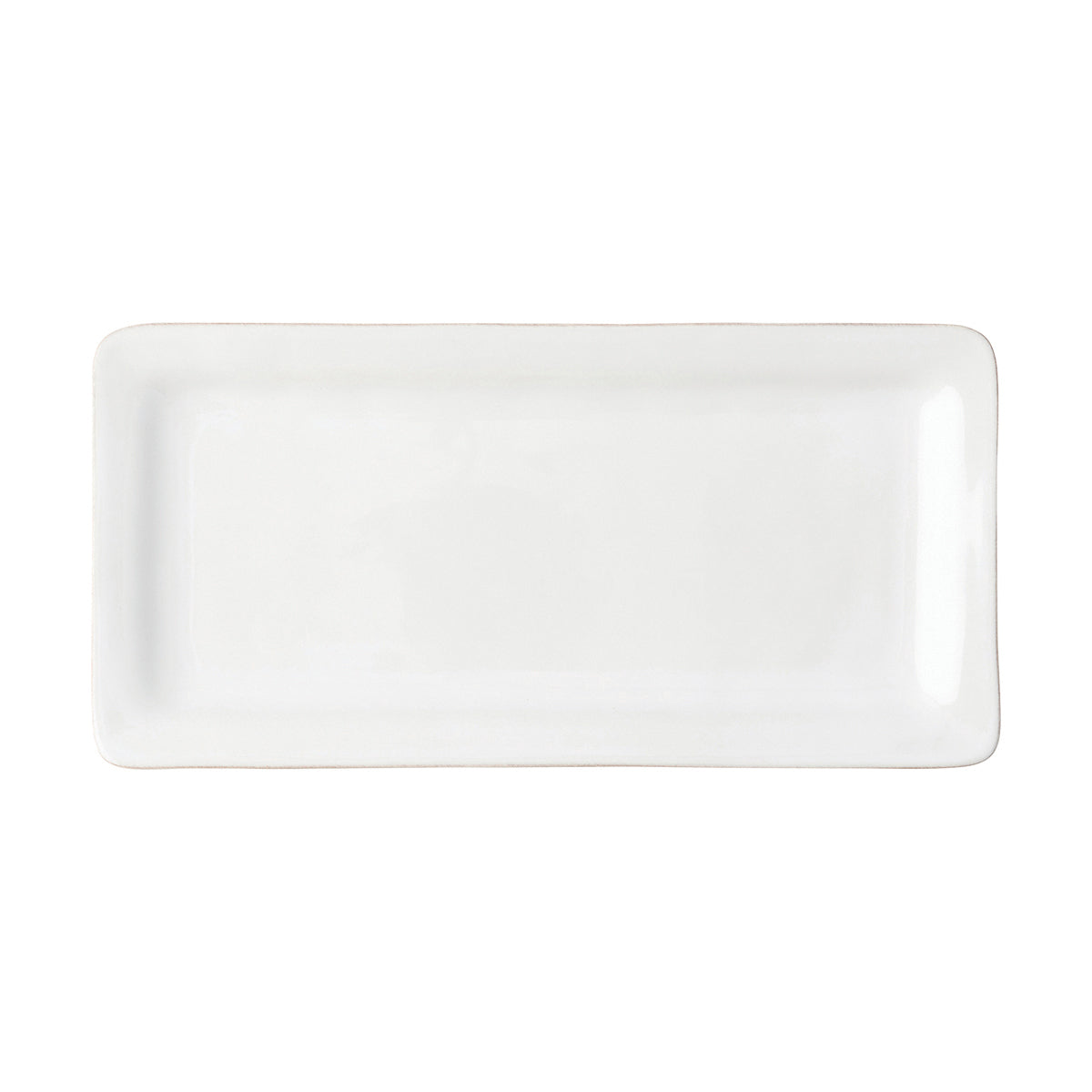 Puro 15" Rectangular Appetizer Platter - Whitewash