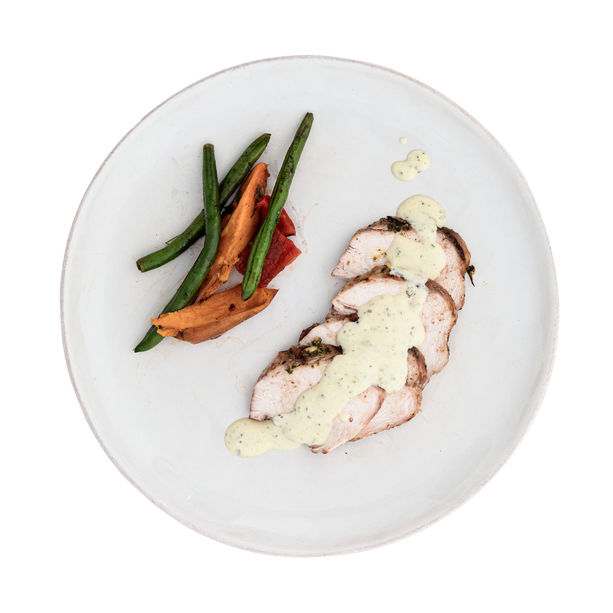 Puro Coupe Dinner Plate - Whitewash