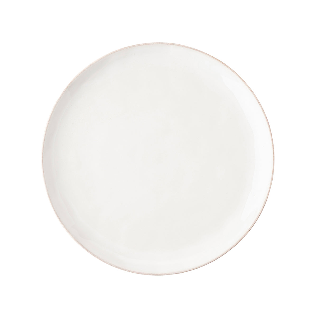 Puro Coupe Dinner Plate - Whitewash