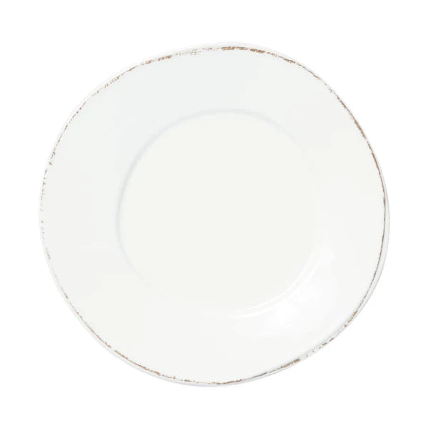 Melamine Lastra White Dinner Plate