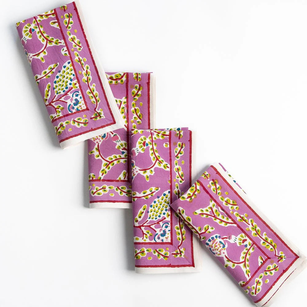Climbing Dahlia Lilac Napkin | Set of 4