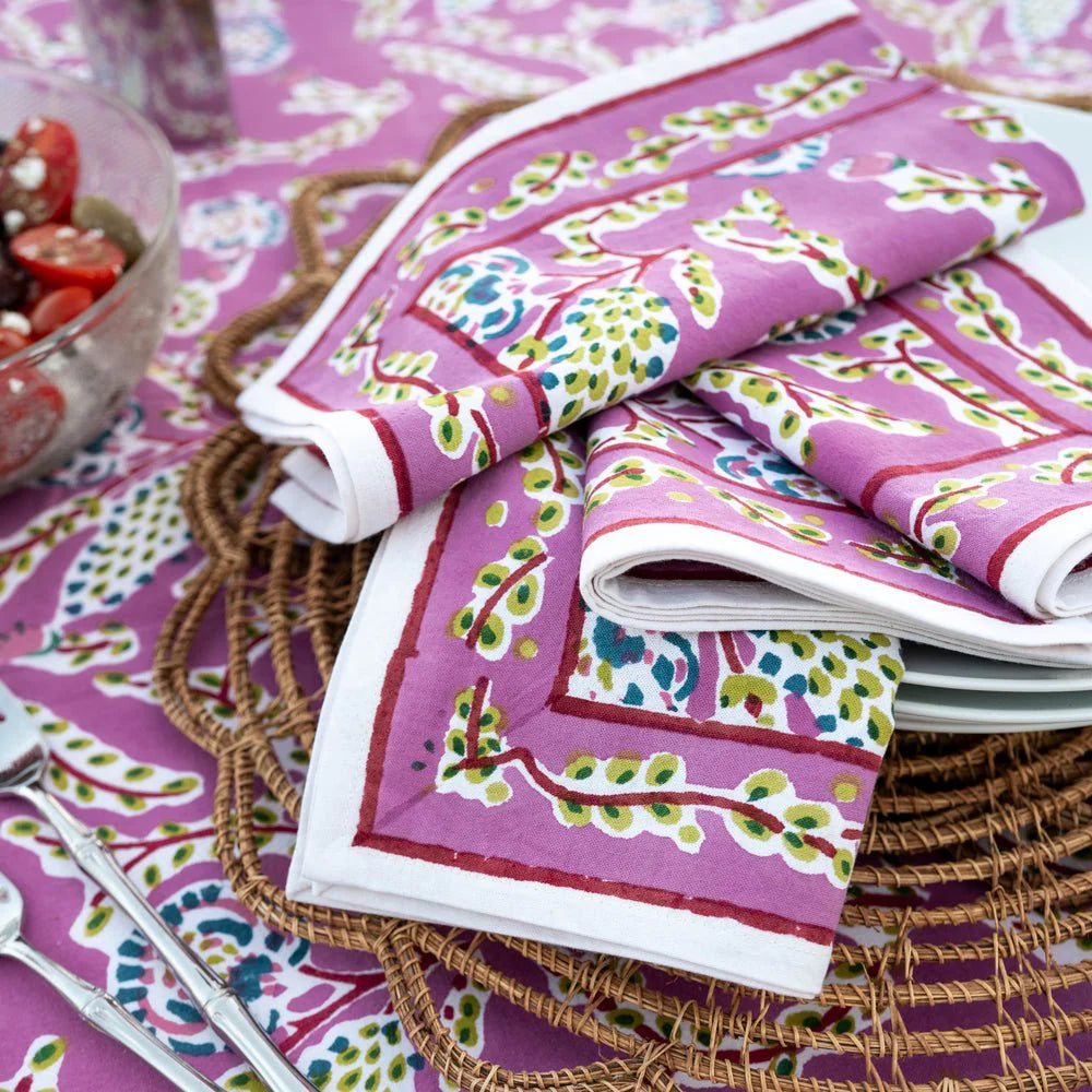 Climbing Dahlia Lilac Napkin | Set of 4