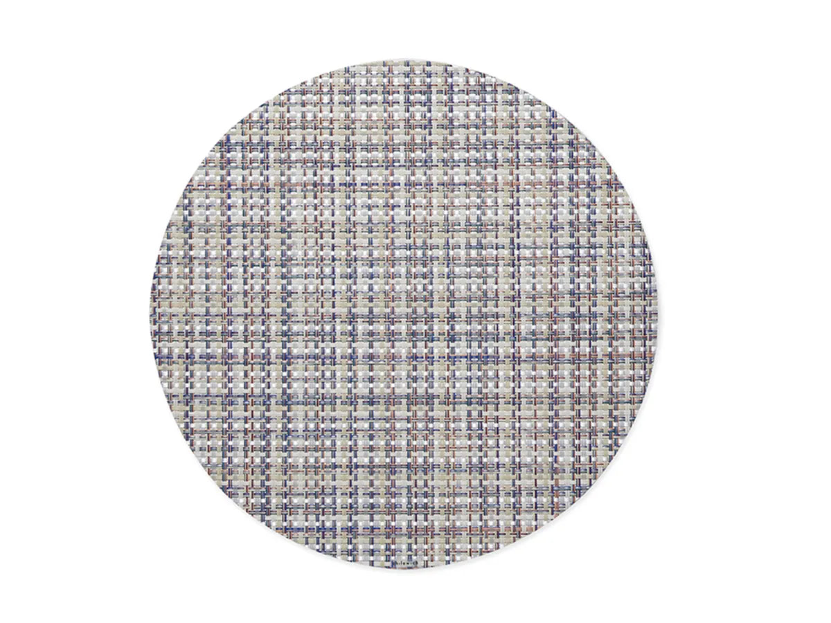 Basketweave Round Placemat - Bon Bon