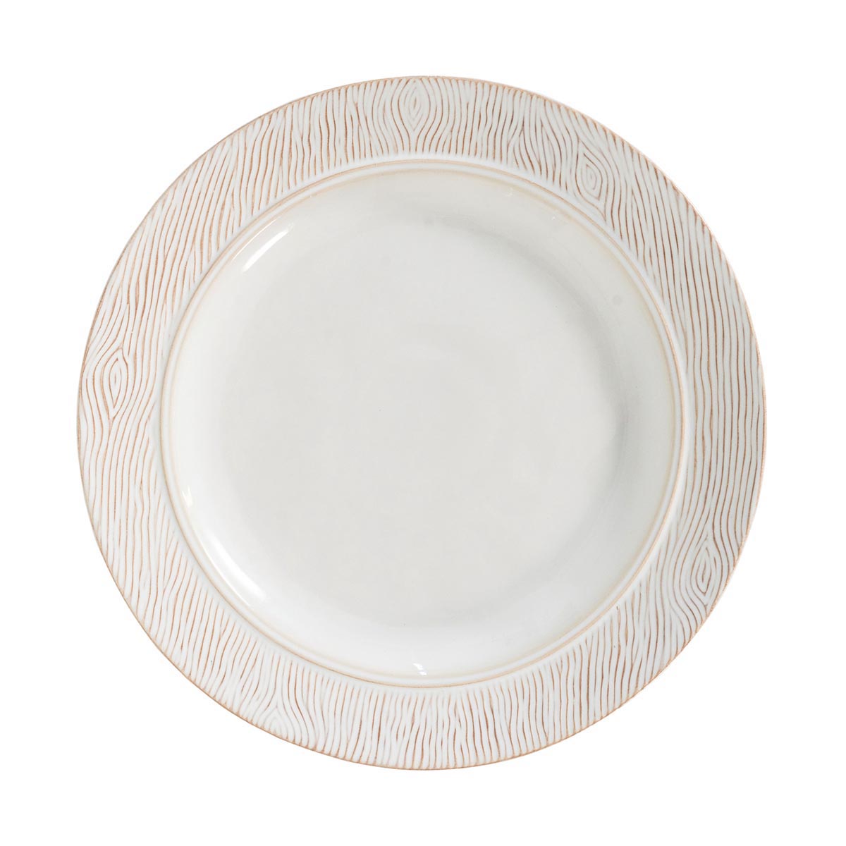 Blenheim Oak Dinner Plate Whitewash
