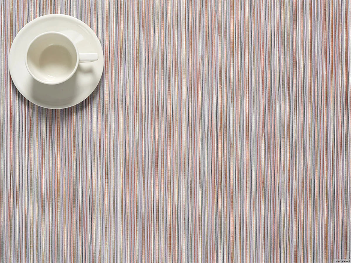 Rib Weave Rectangle Placemat - Spice
