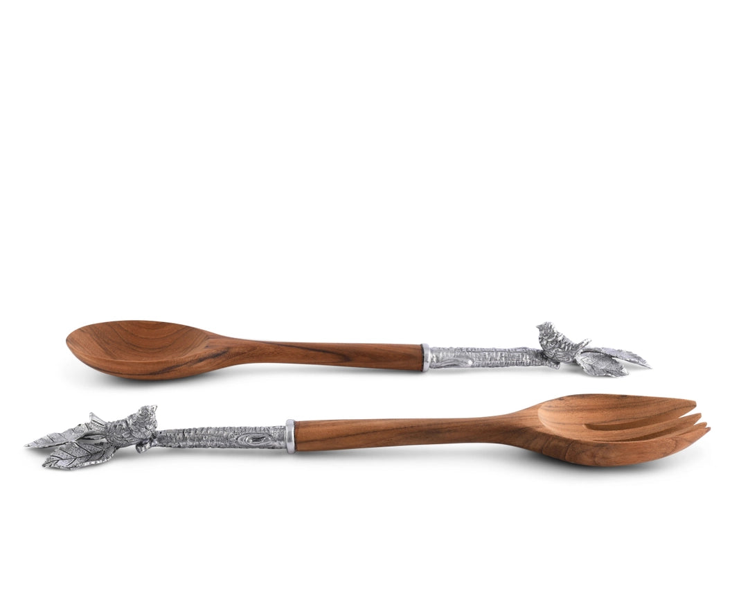Song Bird Salad Servering Set