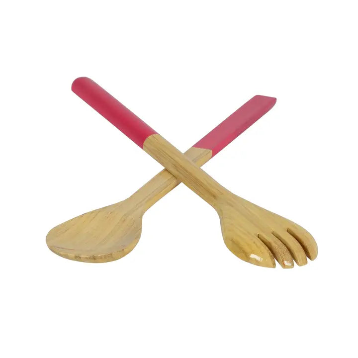 Large Bamboo Server Set