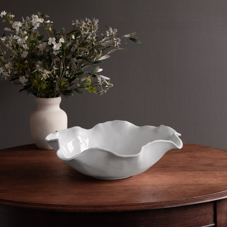 VIDA Havana Extra Large Round Centerpiece White