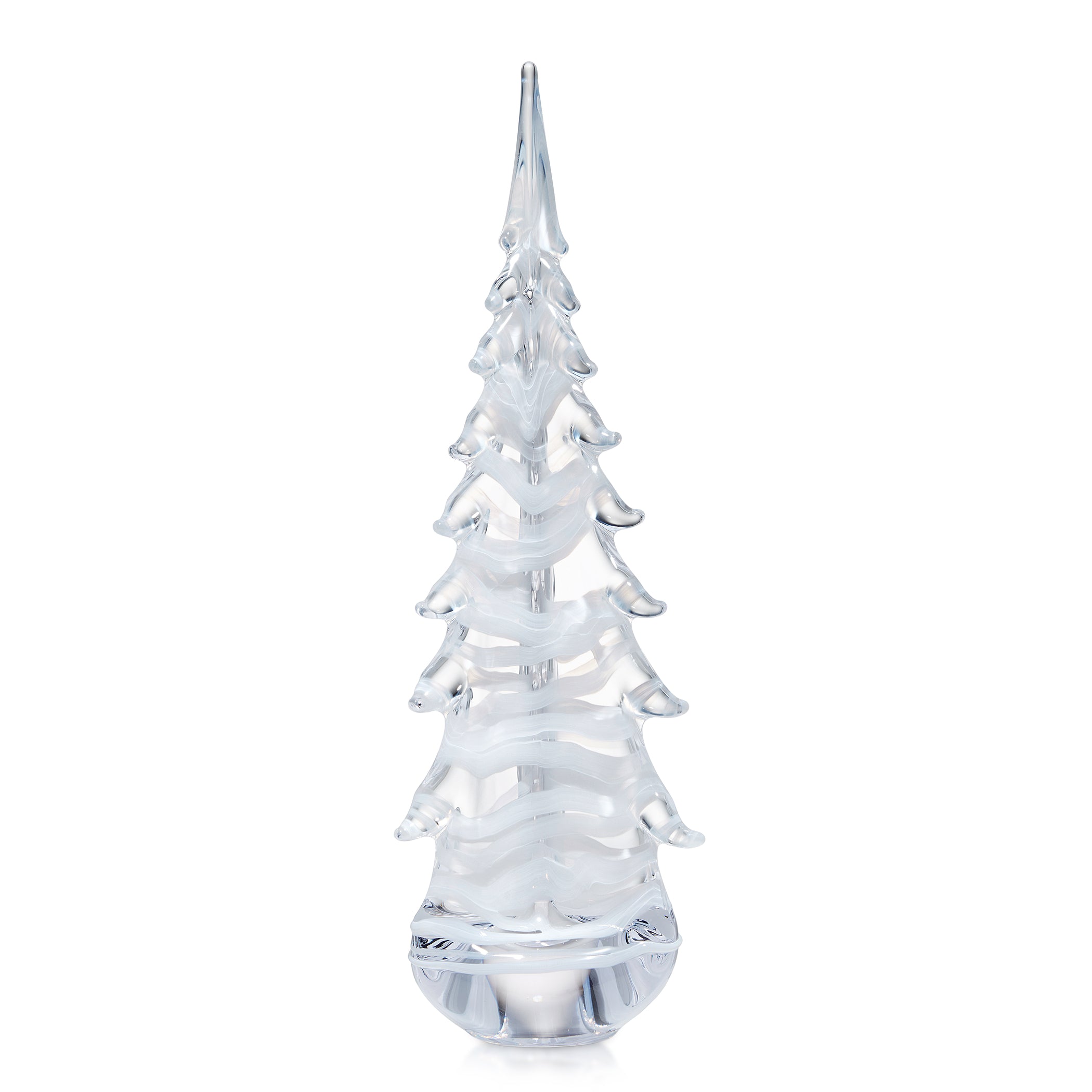 Snowdrift Evergreen Glass Tree