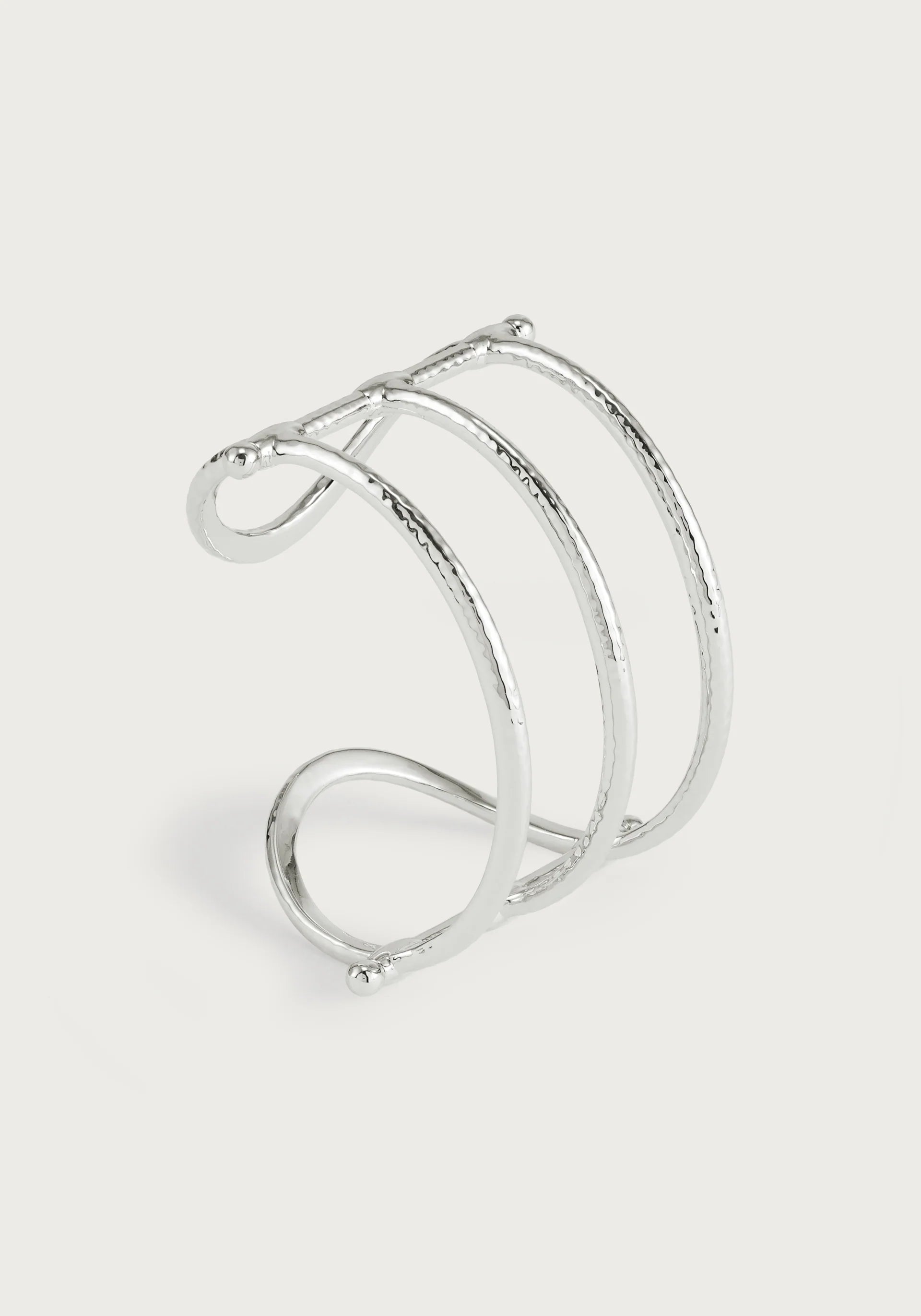 Cheval Bit Cuff, Silver