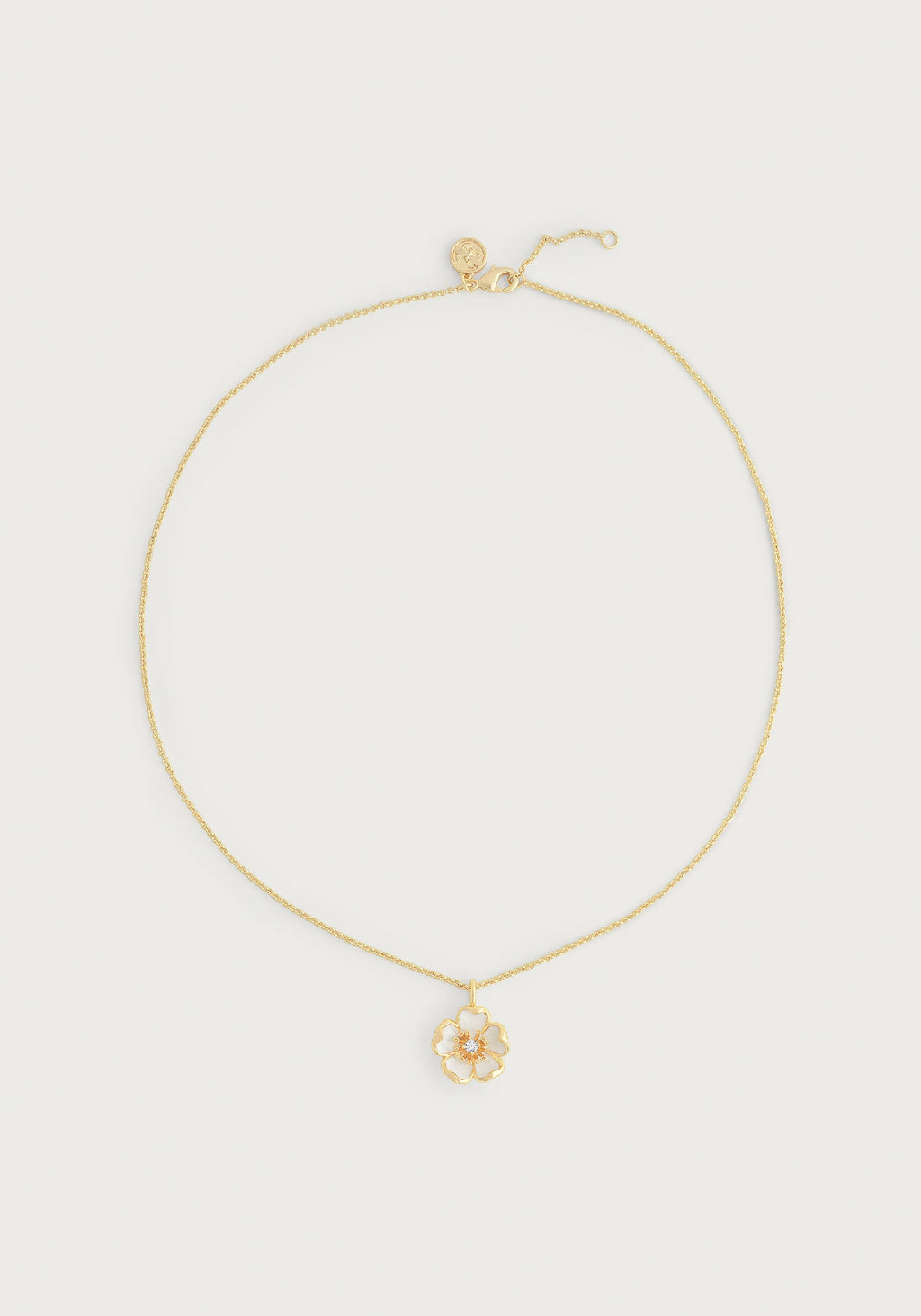 Wildflowers Enameled Pendant Necklace