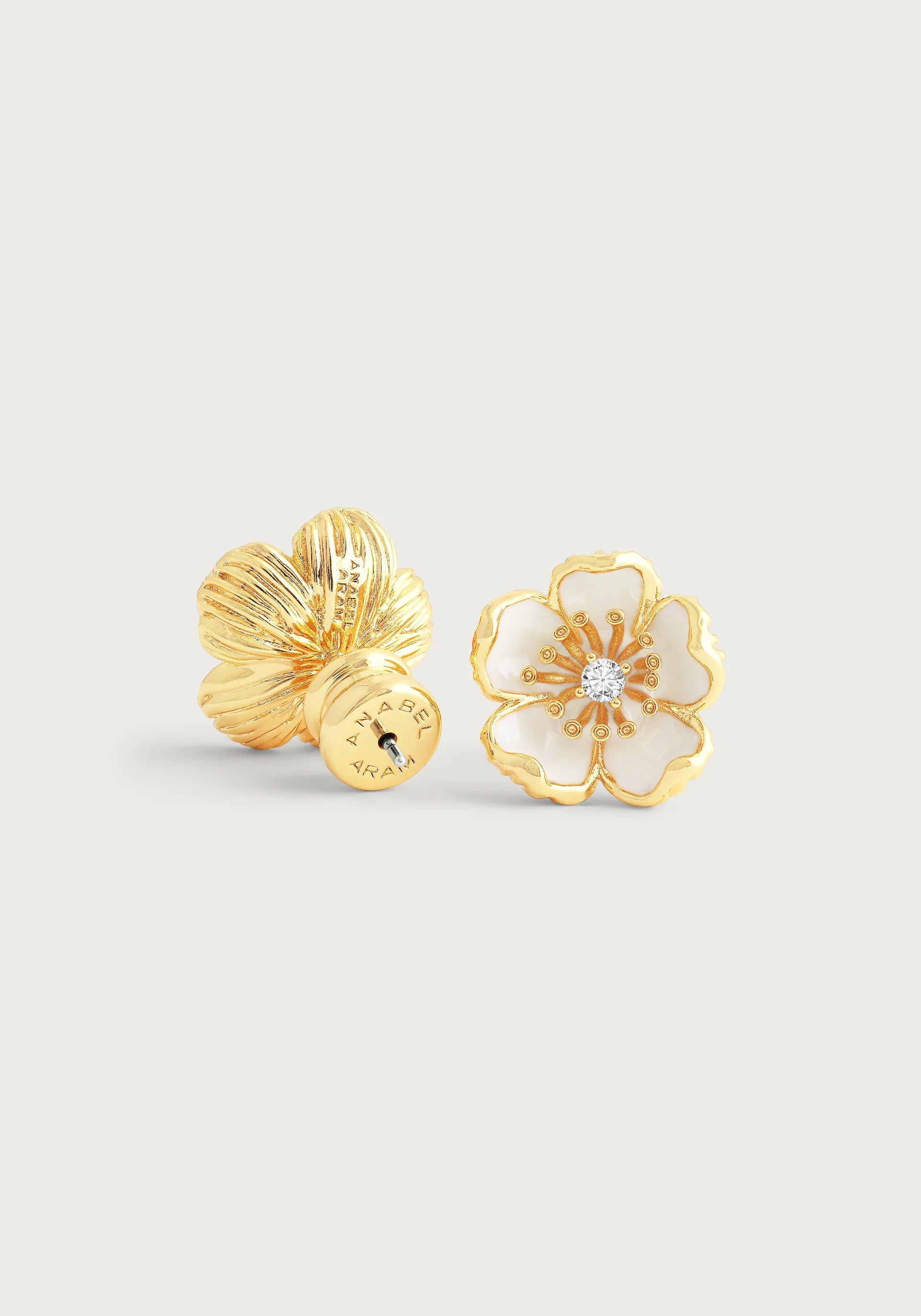 Wildflowers Enameled Stud Earrings