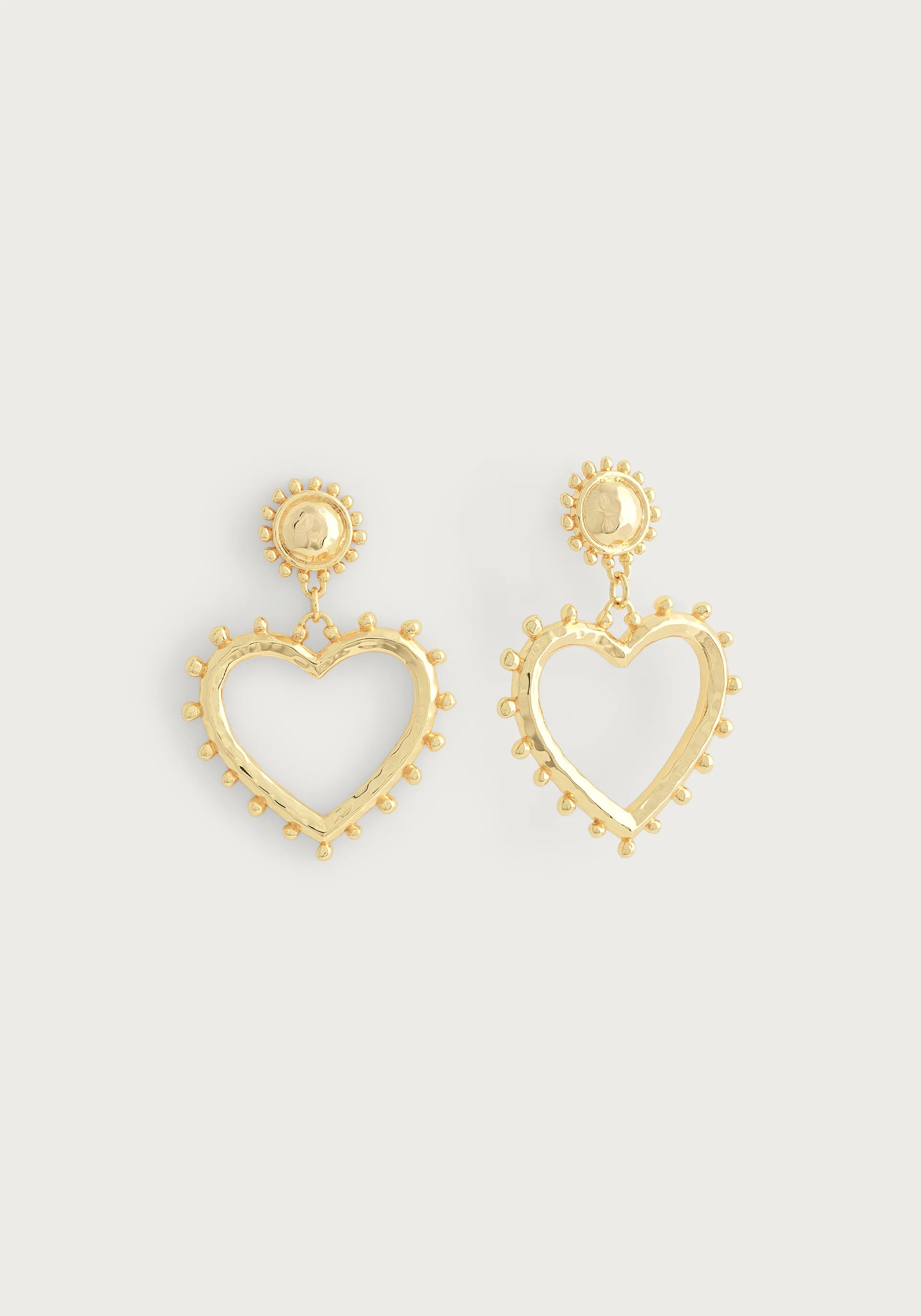 Heart Drop Earrings