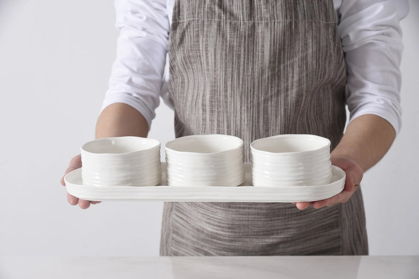 Le Blanc Entertaining Set - 4pc