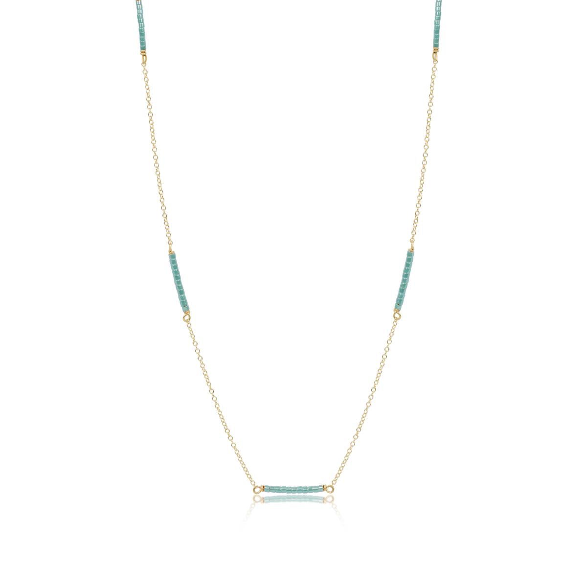 15" Choker Simplicity Chain Gold - Hope Bliss - Sea Glass - Robert's-enewton-Robert's