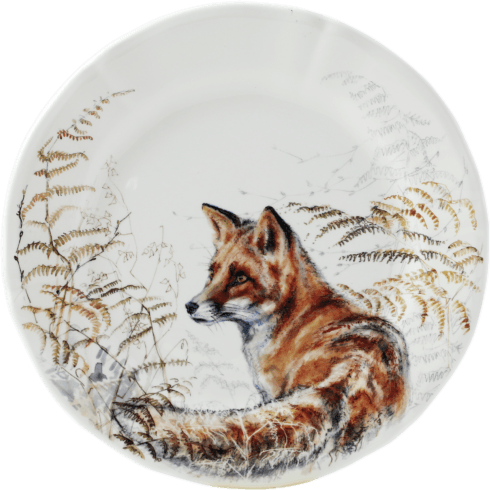 Sologne Dessert Plate Fox