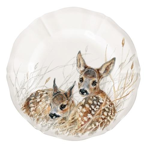 Sologne Dessert Plate Fawns