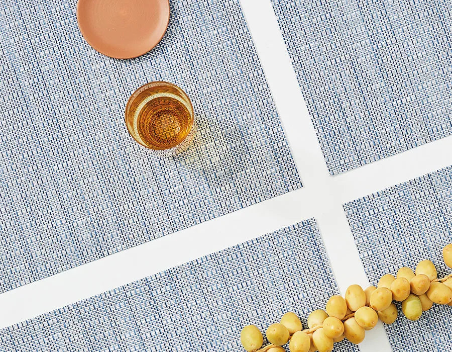 Thatch Rectangle Placemat - Rain