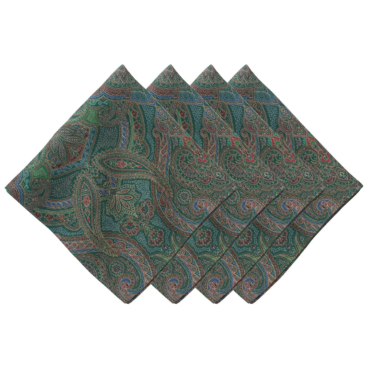 Paisley Napkin Set/4 - Evergreen