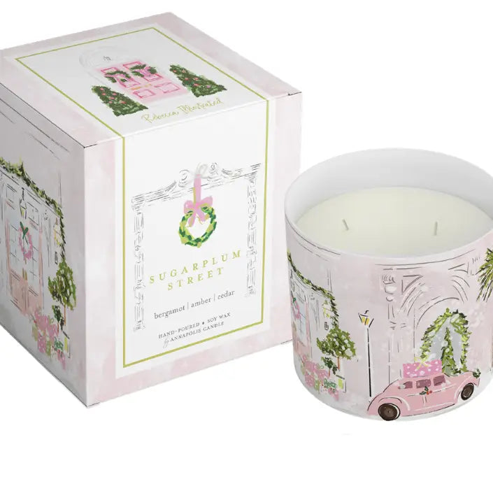 Sugar Plum Lane 2-Wick Gift Boxed Candle