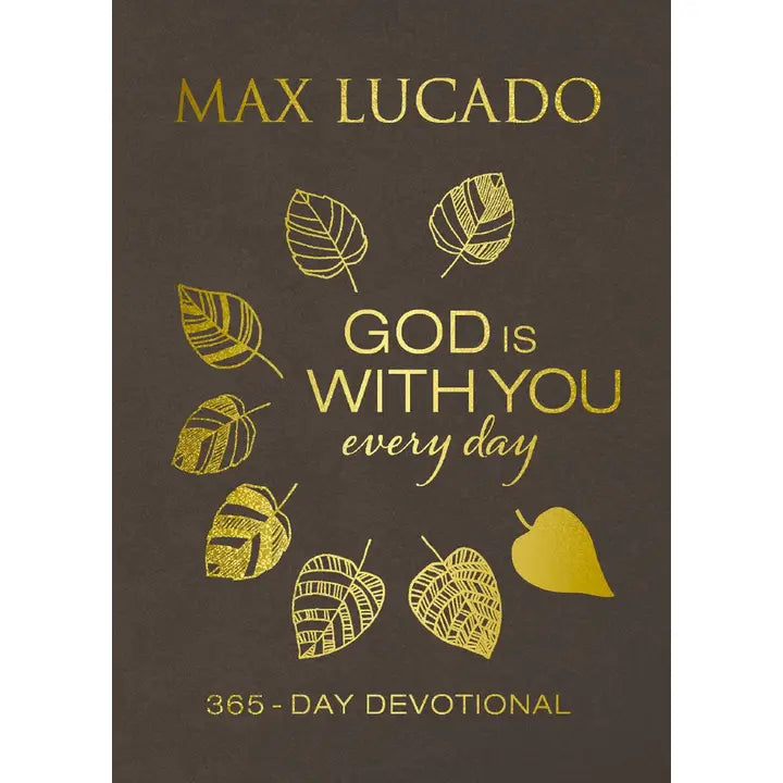 God Is With You Every Day: 365-Day Devotional Leathersoft