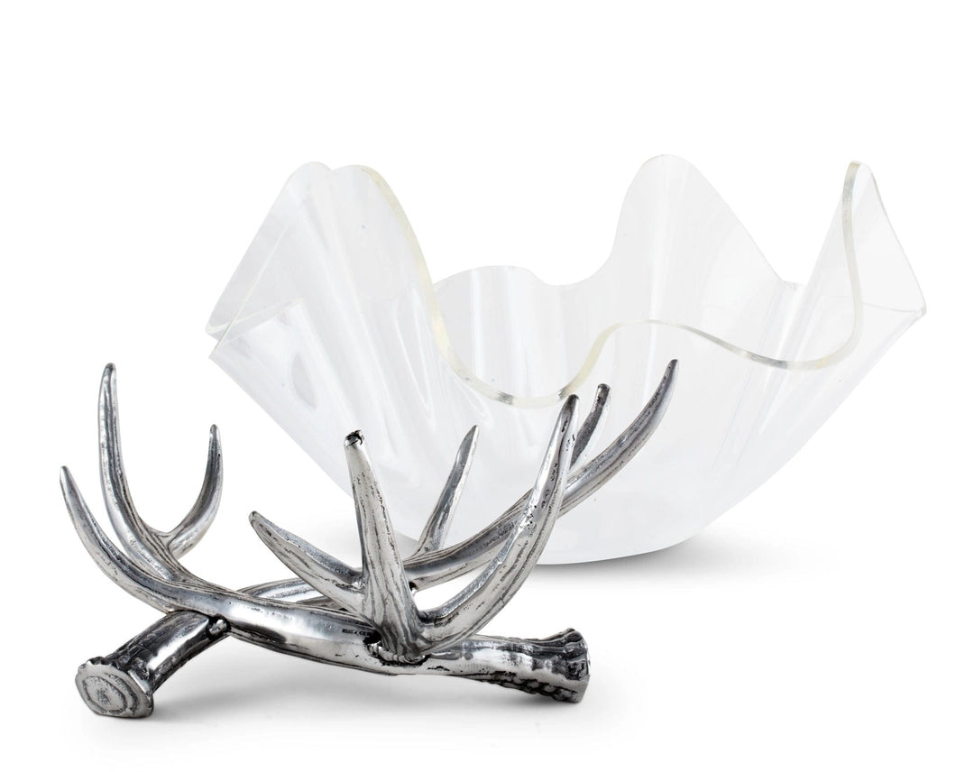 Antler Stand Acrylic Salad Bowl 14