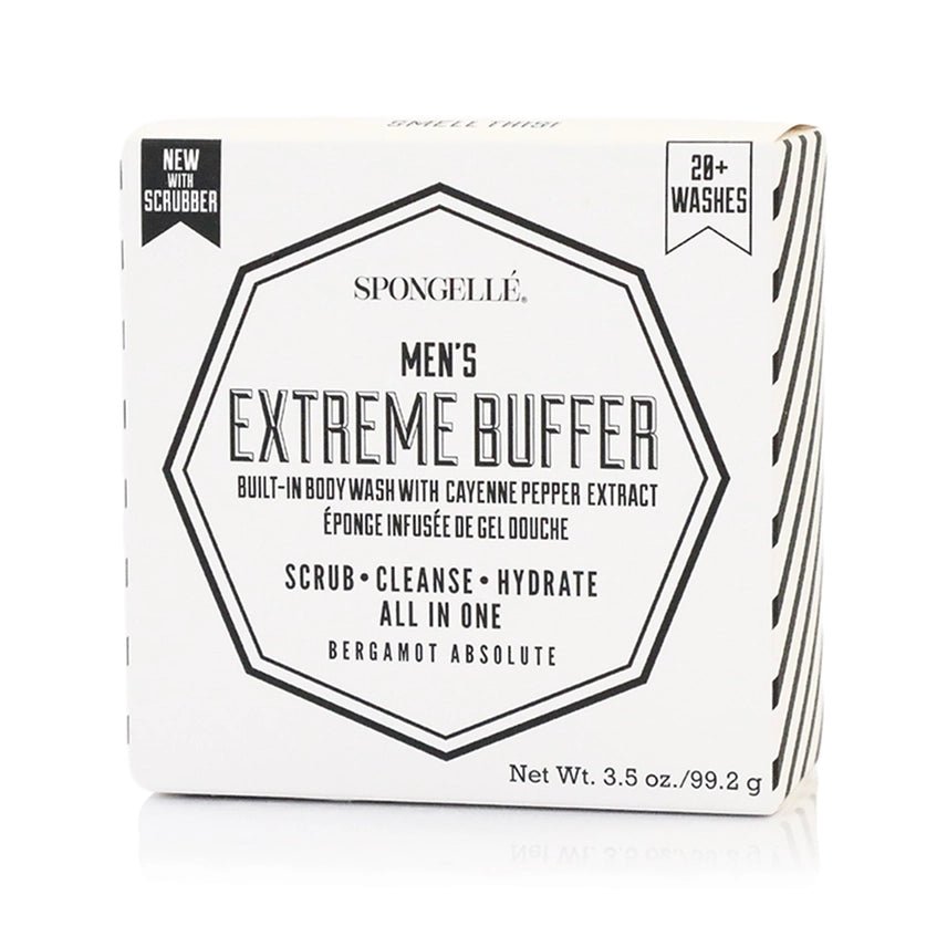 20+ Men’s Extreme Buffer w/ Black Scrubber (Bergamot) - Robert's-SPONGELLE-Robert's
