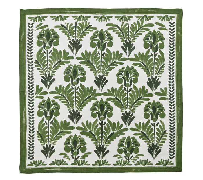 Botanica Napkin in Ivory and Green