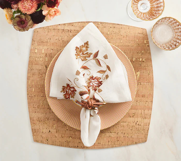 Harvest Napkin in White & Multi
