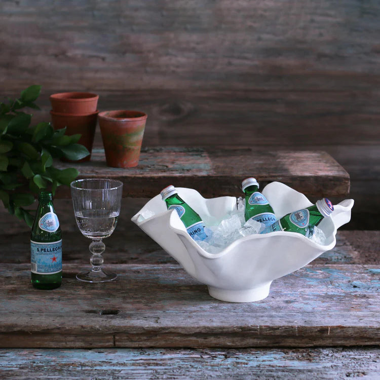 VIDA Bloom Wine Bucket (White)