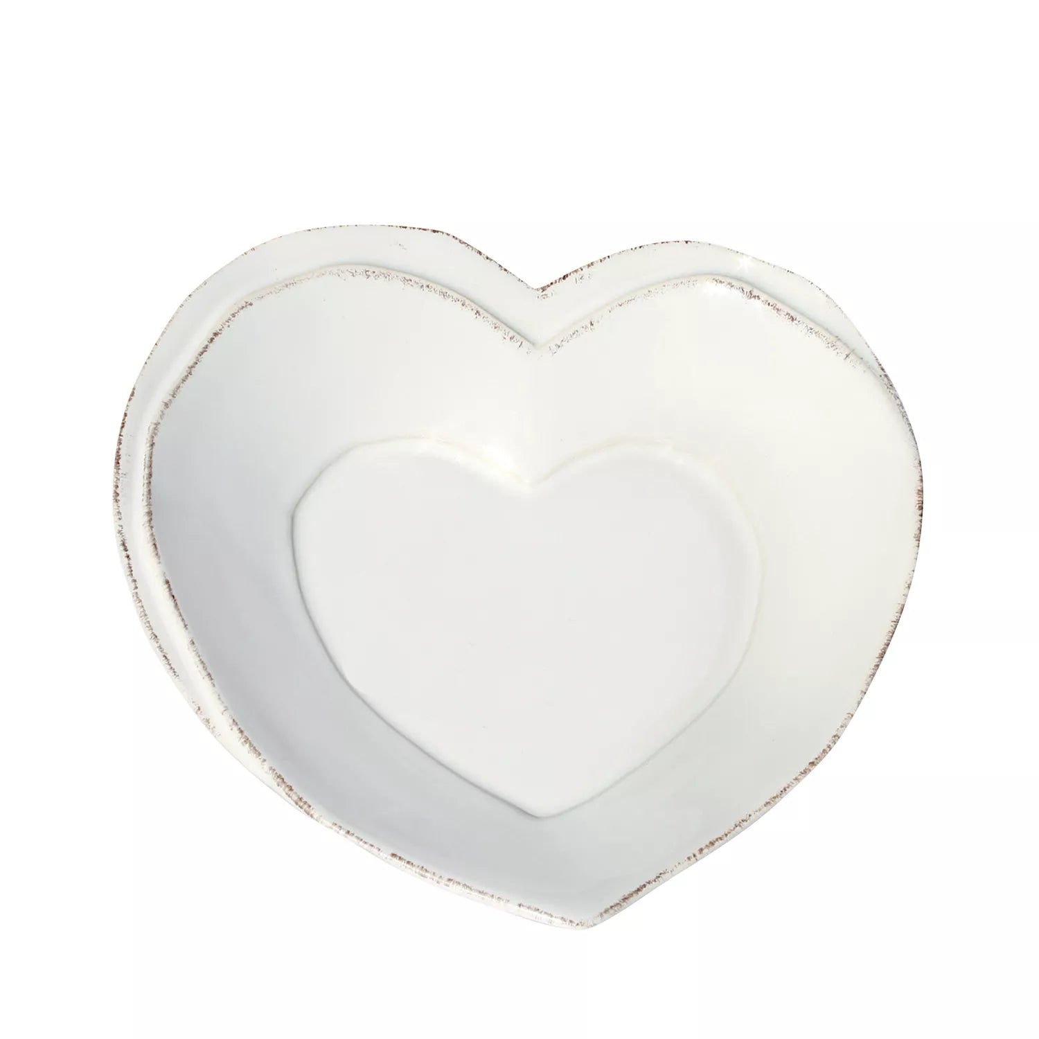 Lastra White Heart Dish