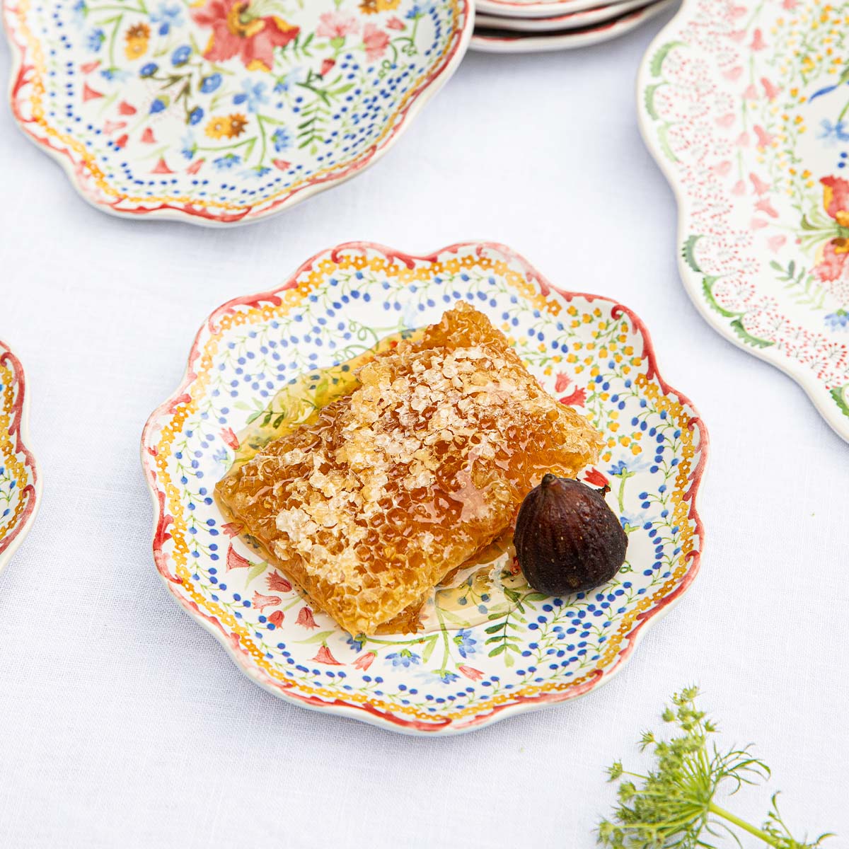 Sofia  Side/Cocktail Plate Set/4 - Multi