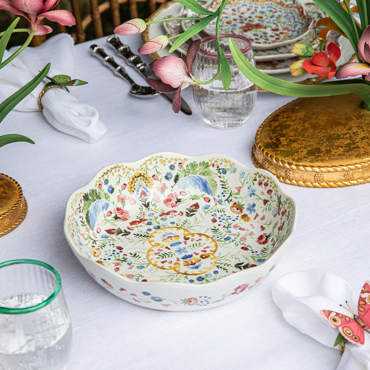 Sofia  10" Serving Bowl - Multi