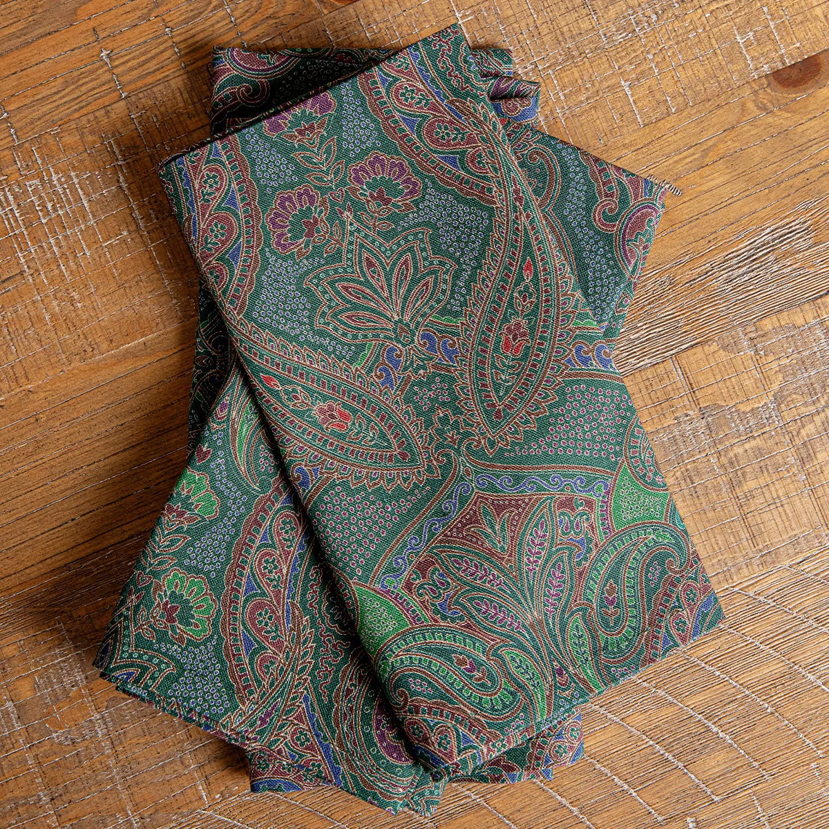 Paisley Napkin Set/4 - Evergreen