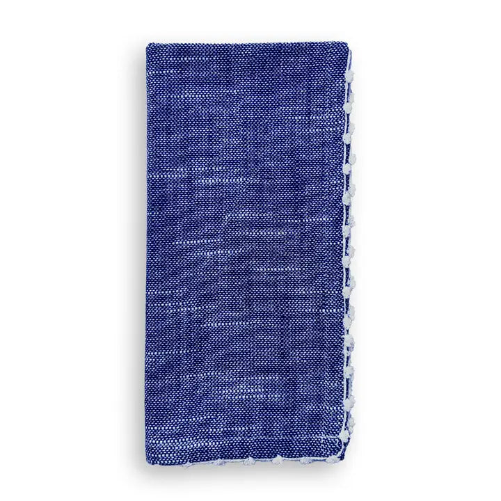Knotted Edge Natural Cotton Napkin Set of 4