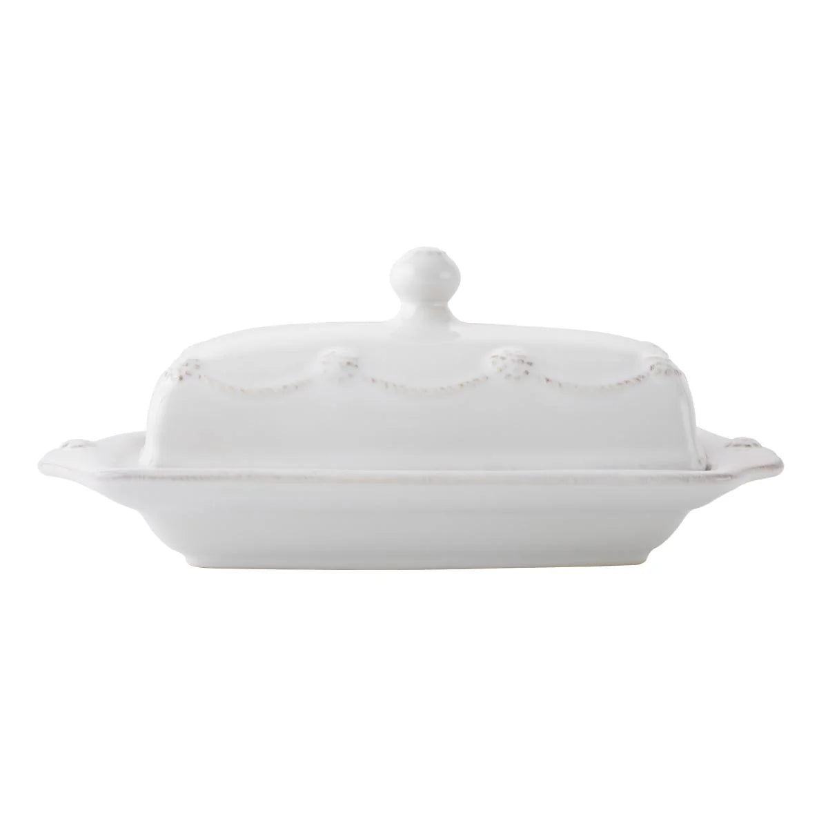 Berry & Thread Butter Dish Whitewash