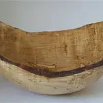 15" Splatted Maple Oval Bowl