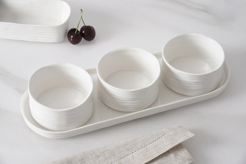 Le Blanc Entertaining Set - 4pc