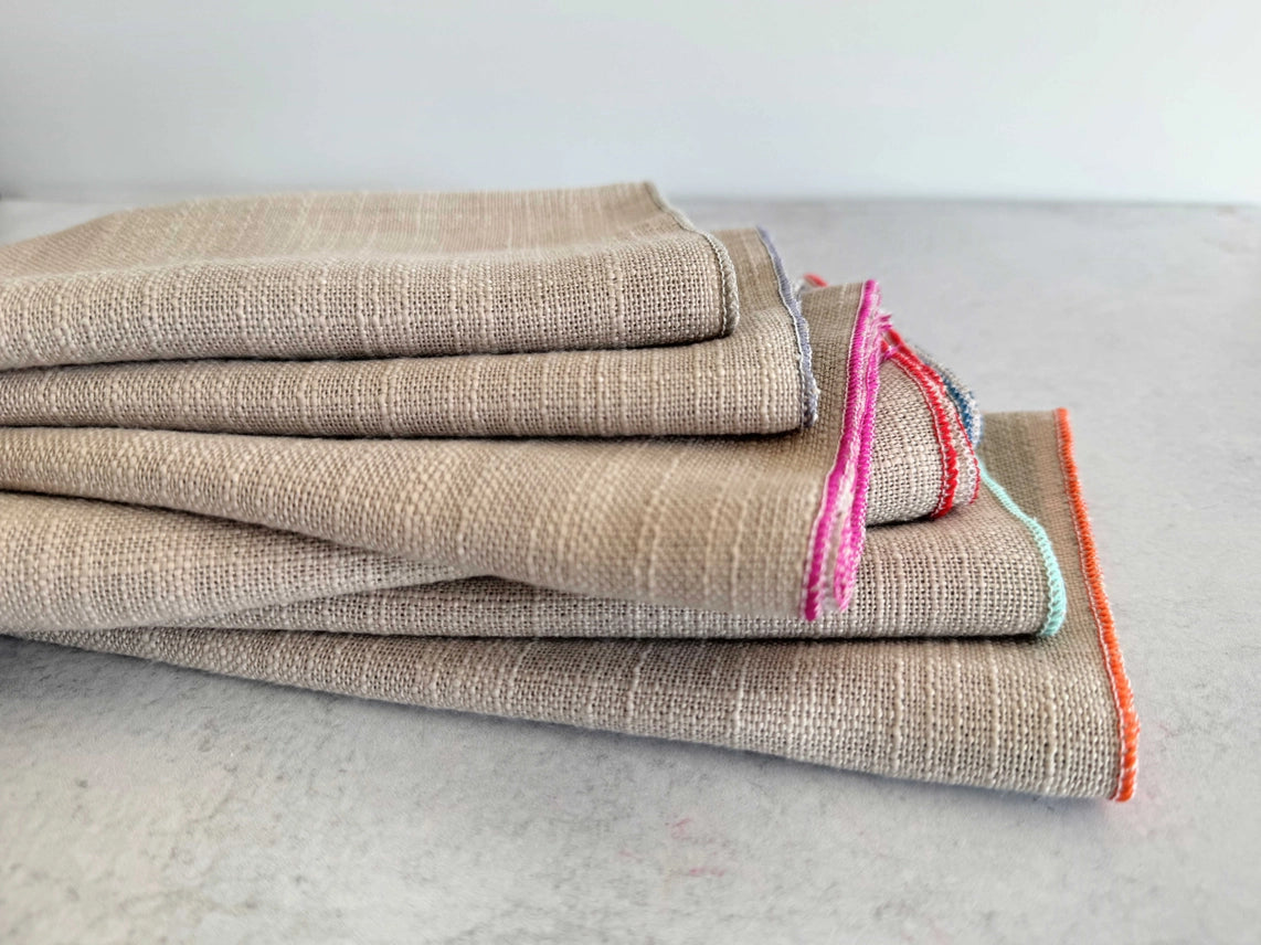 Oatmeal Napkins, Set of 8