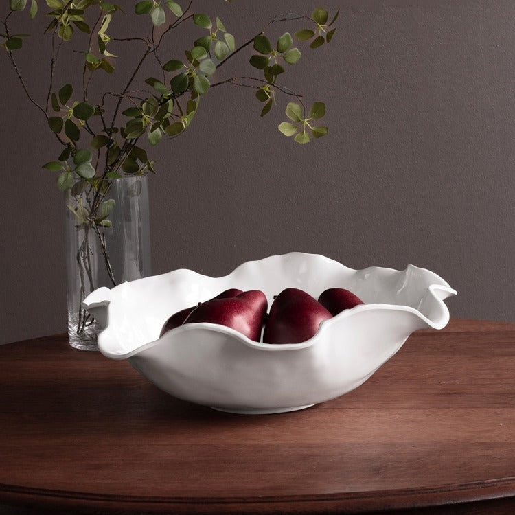 VIDA Havana Extra Large Round Centerpiece White