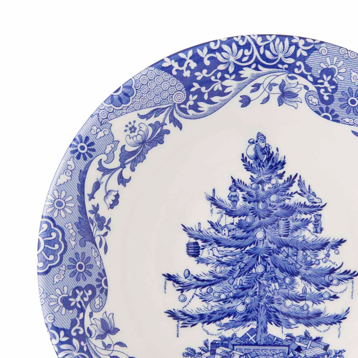 Blue Italian Christmas Tree Bowls