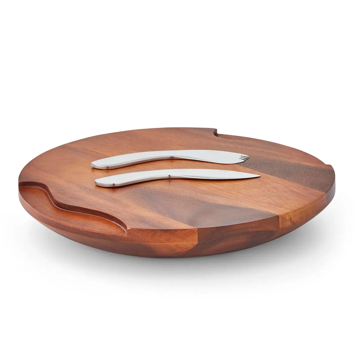Cheese Block with Knife and Spreader