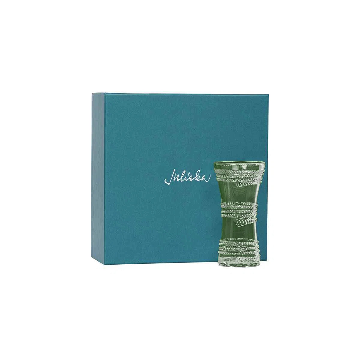 Ella Corset Vase 6in - Green