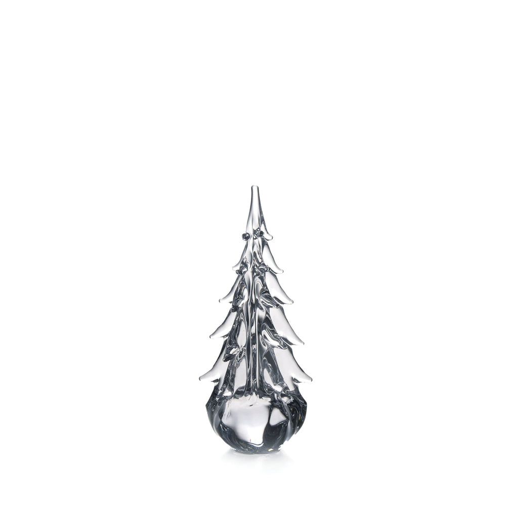 Five Sided Evergreen Glass Tree