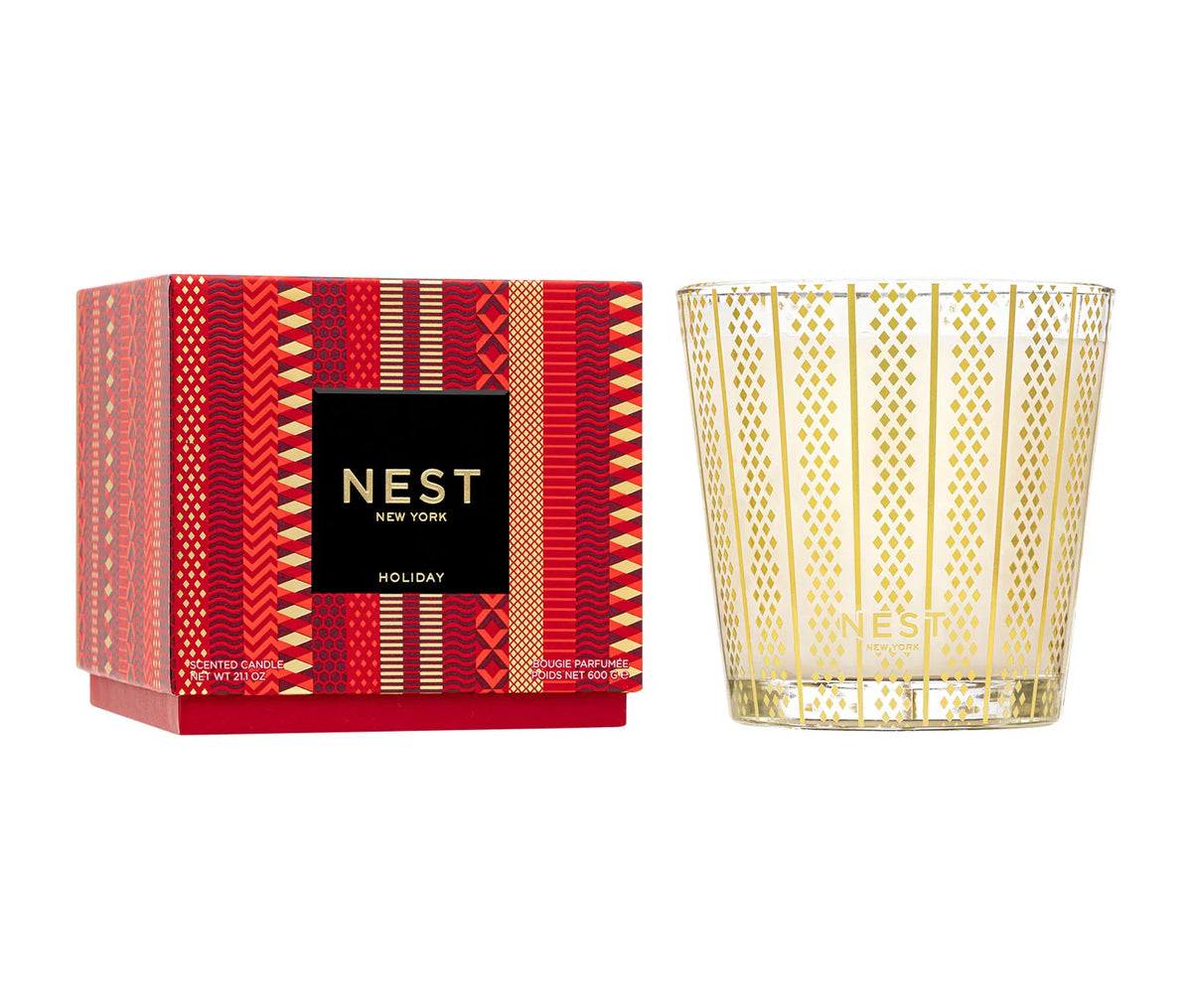 Holiday 3 Wick Candle