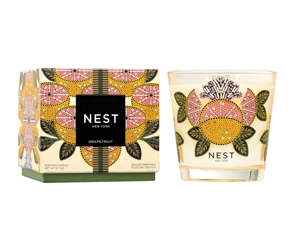 Grapefruit Decorative 3-Wick Candle