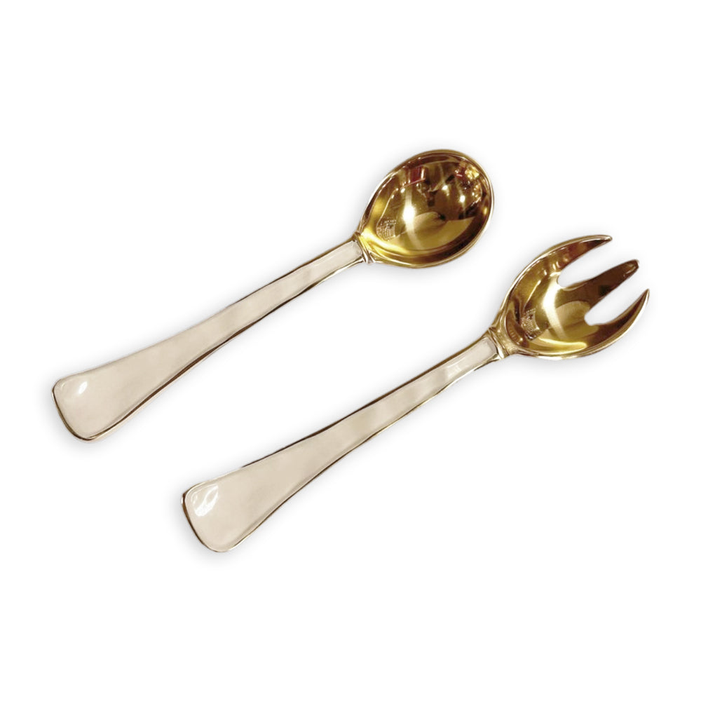 ENCANTO Soho Salad Servers Cream